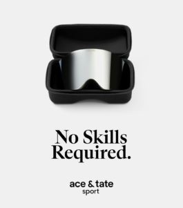 studio mortaza amiri morta brand design art direction graphic ace tate sports sport collection no skills required ski goggle black layout 